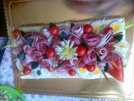slaná torta